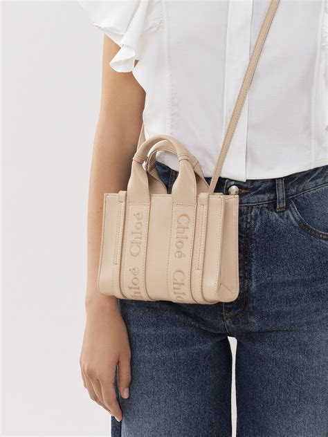 chloe tote bag sale|chloe small woody tote bag.